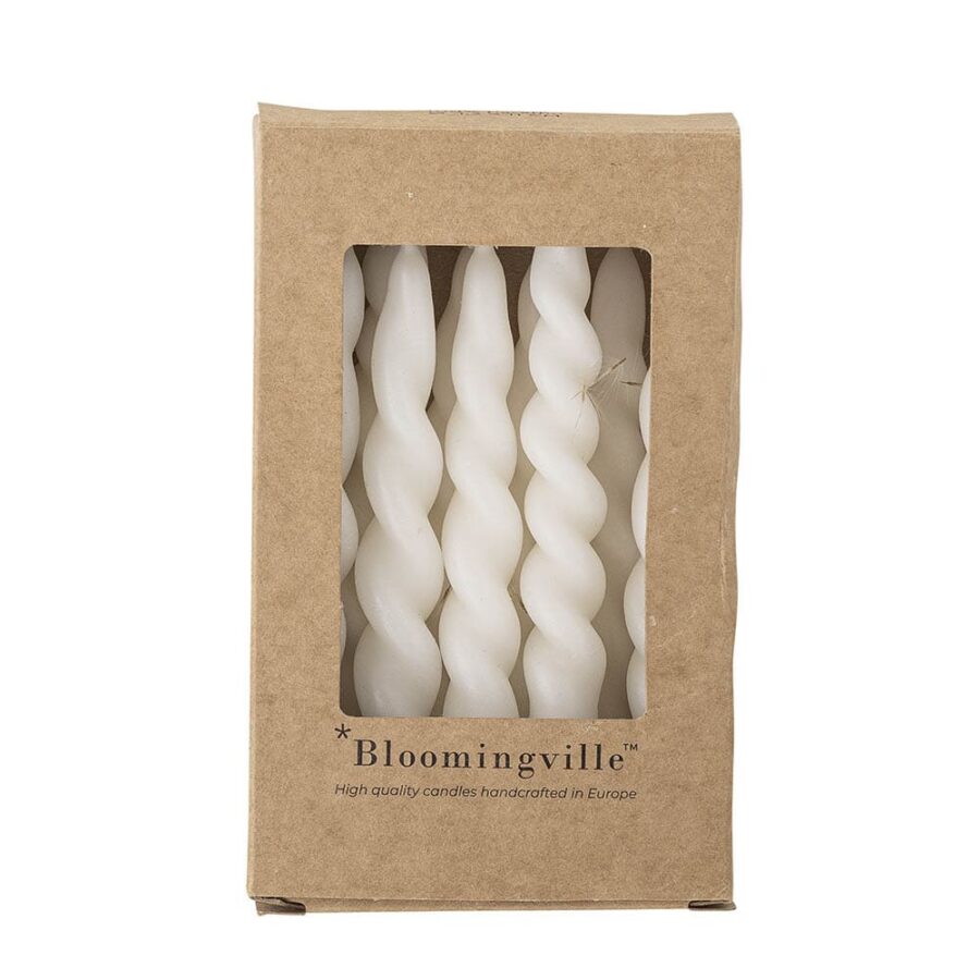 Objets de Bibi - Bloomingville Candele twist bianche per piccoli portacandele